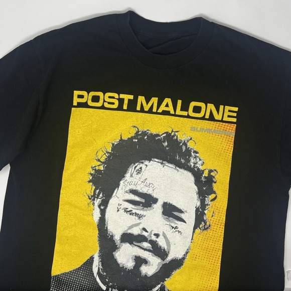 Other - Post Malone 2019 Summer‎ In The City Double Sided Tour T-Shirt Sz Medium